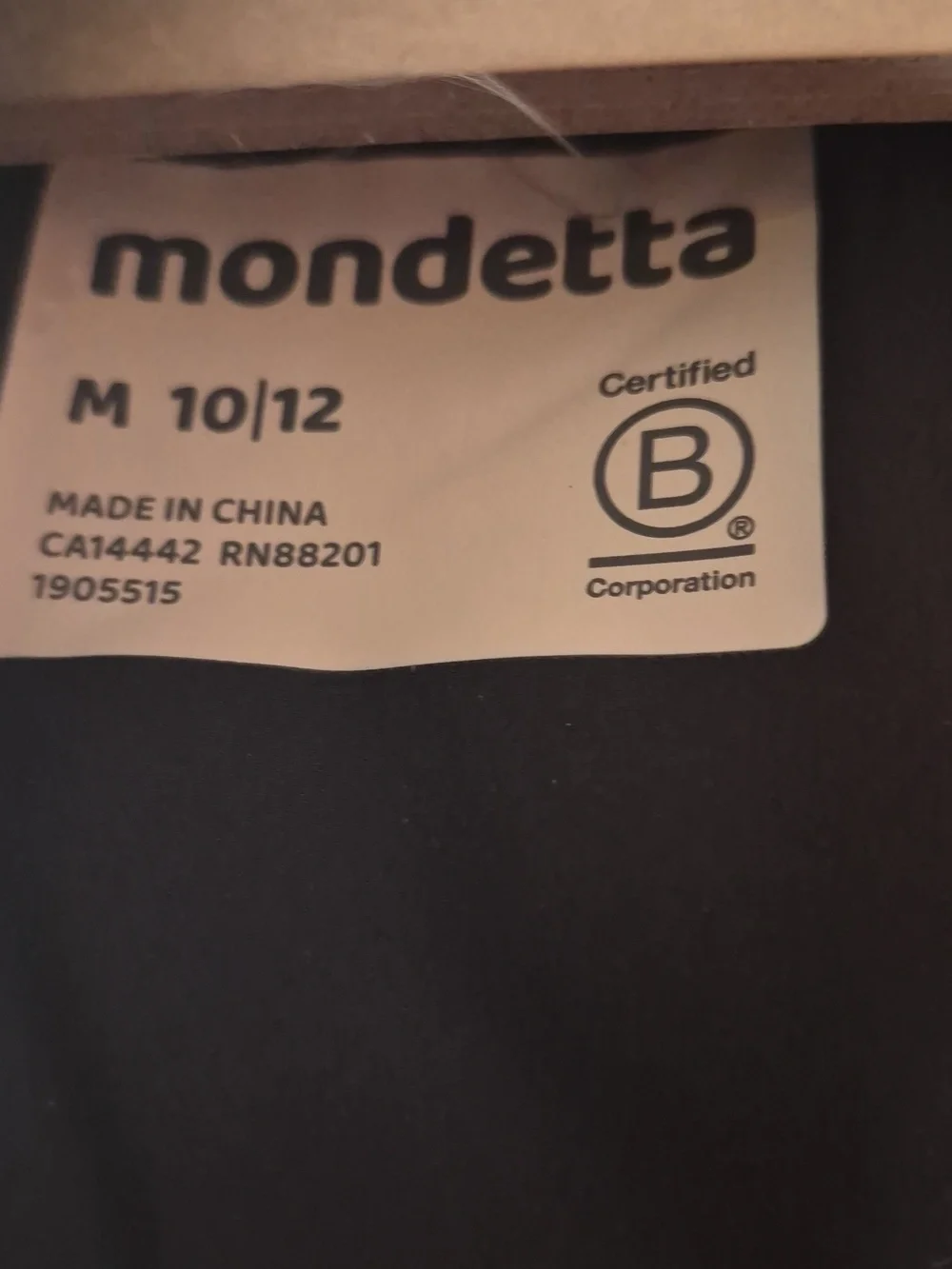 Mondetta Black Quilted Hooded Puffer Jacket